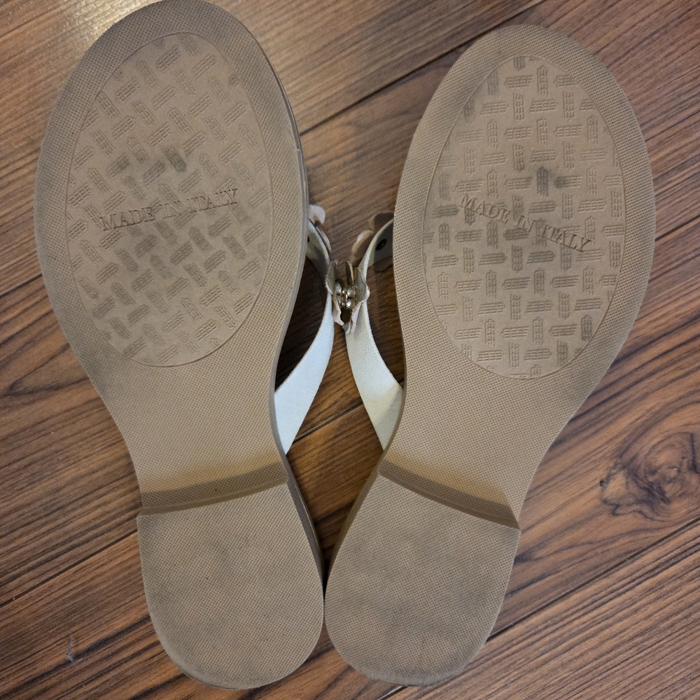 Italian Shoemakers Women's Floral Sandals - Silver - Picture 2 of 7